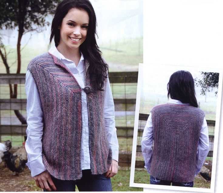 Beginner vest knitting pattern