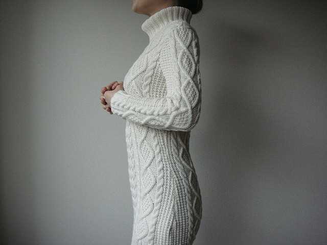 Sweater dress knit pattern