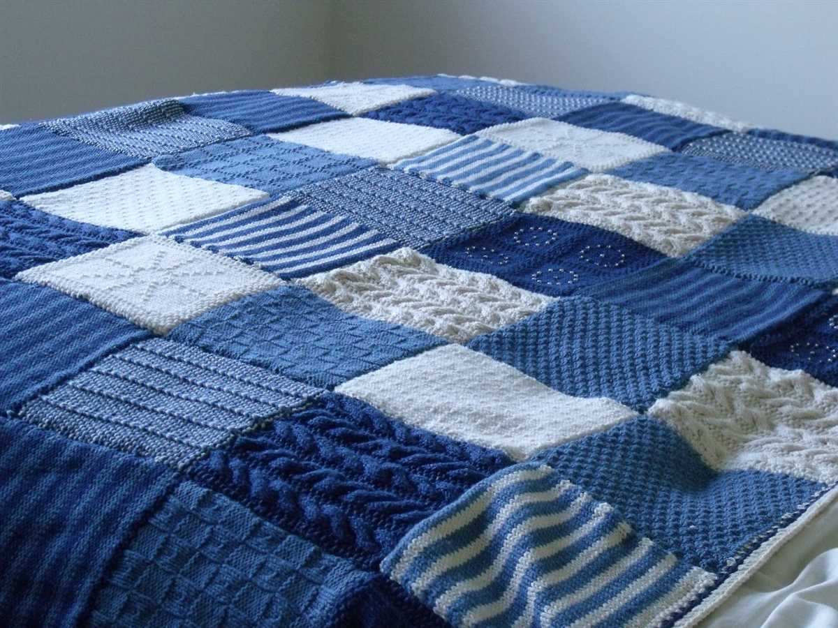 Knitted quilt patterns