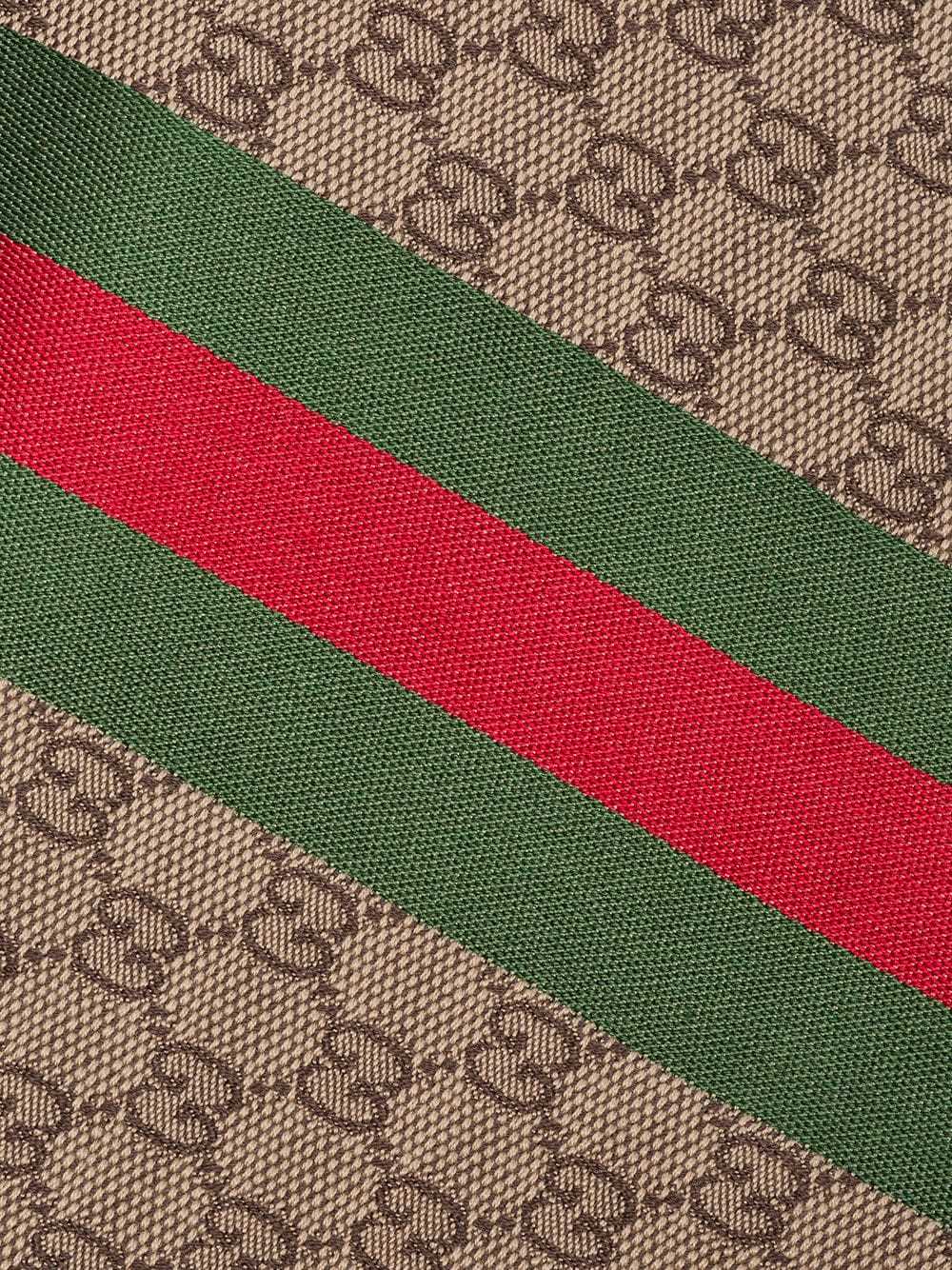 Gucci jacquard pattern knit scarf