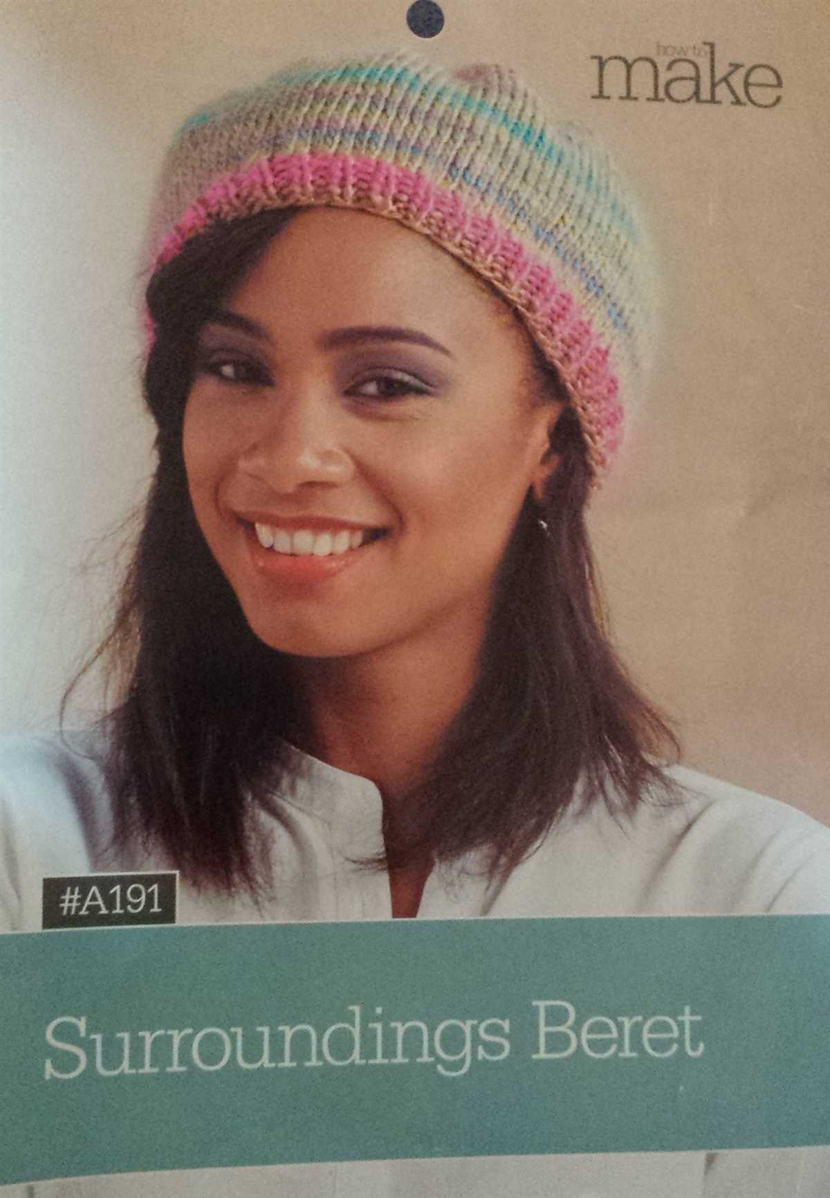 Beret beanie knitting pattern