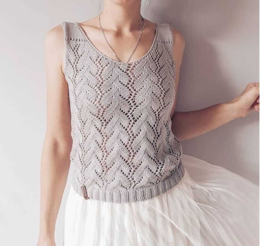 Cotton knit tank top pattern