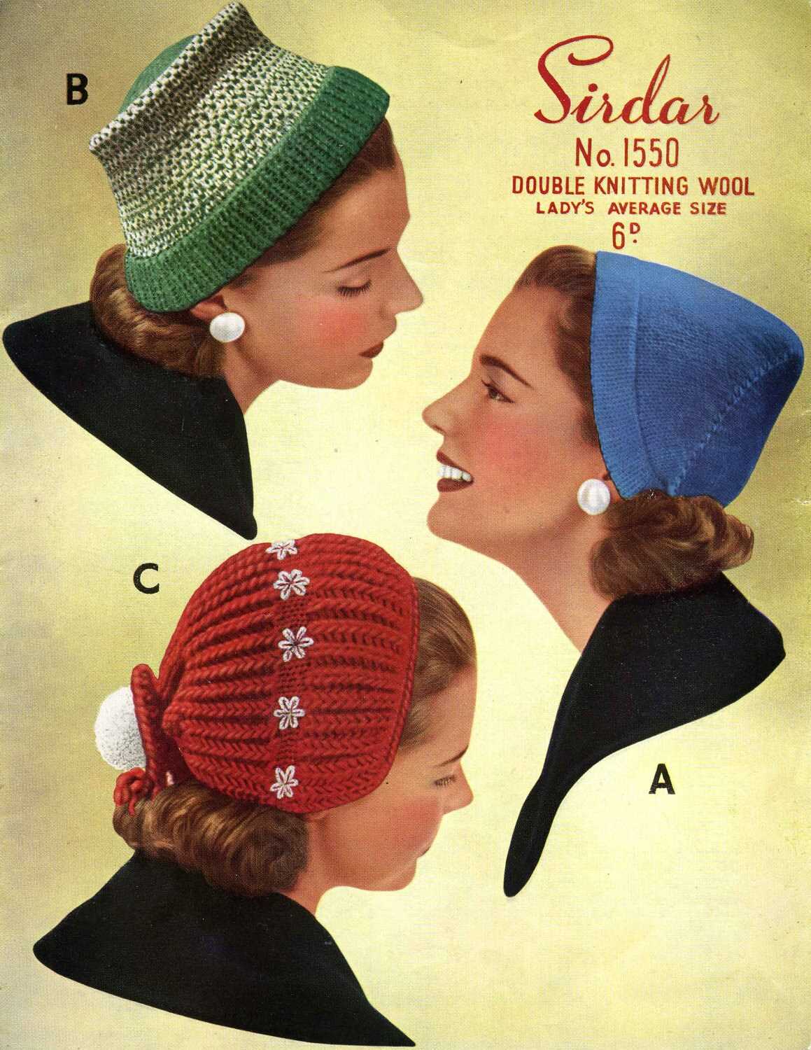 Knitting patterns ladies hats