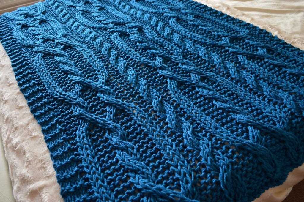 Big blanket knitting pattern