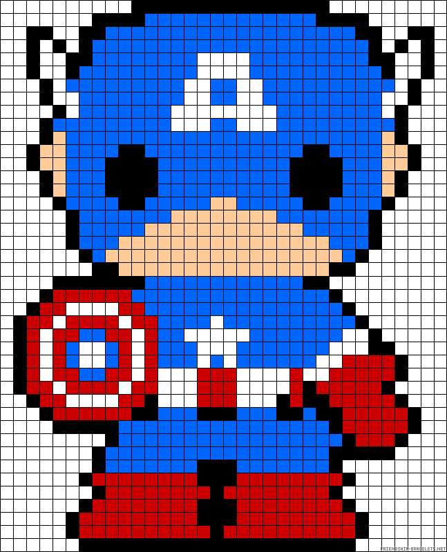 Captain america knitting pattern