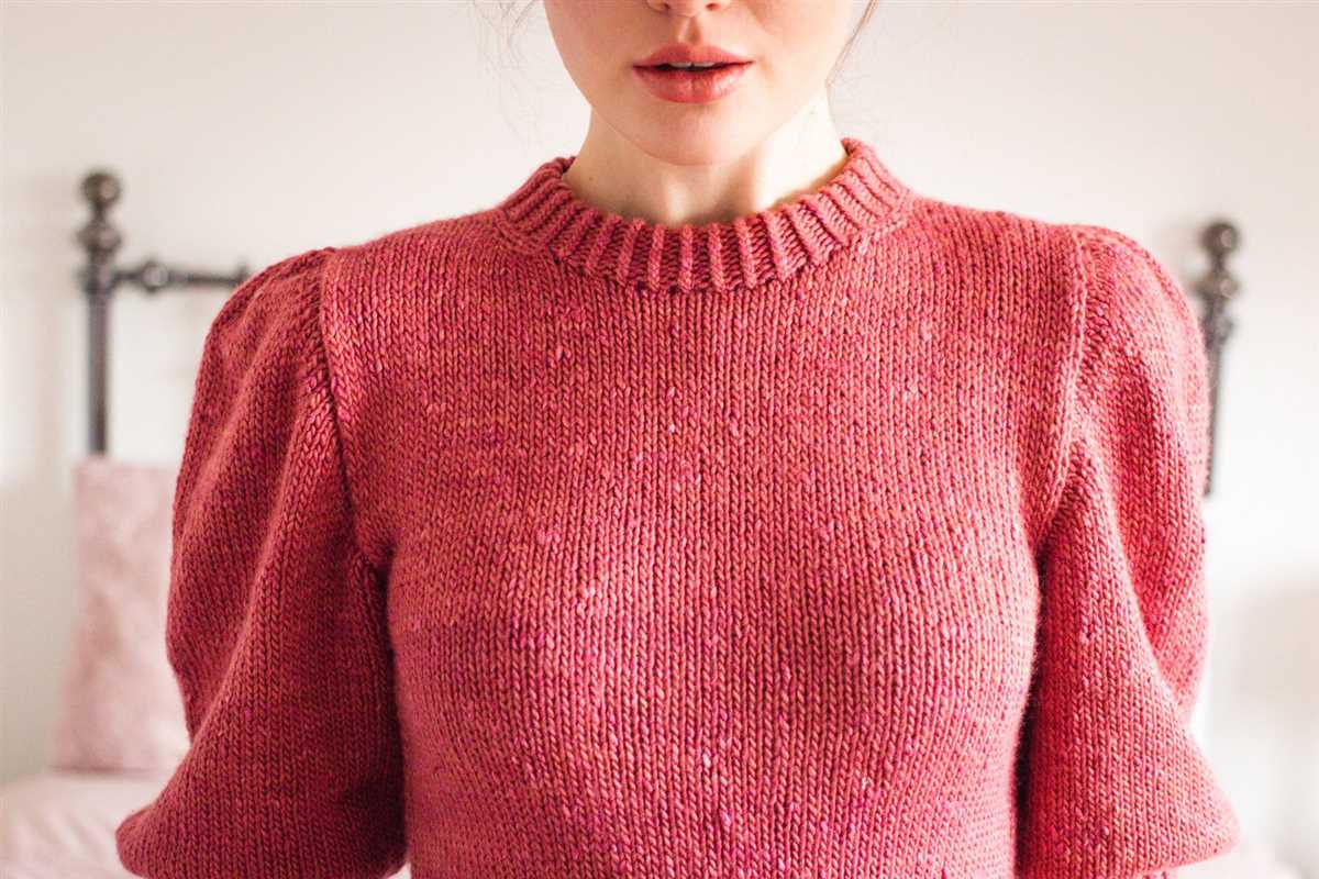 Balloon sleeve knitting pattern free
