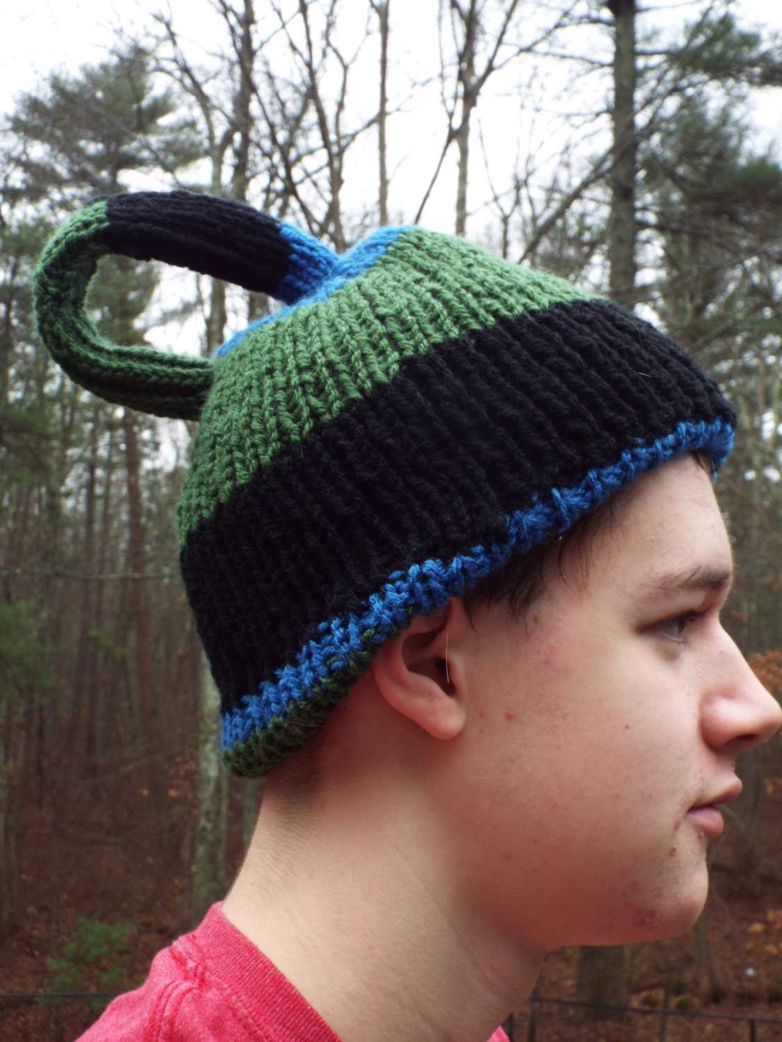 Klein bottle knitting pattern