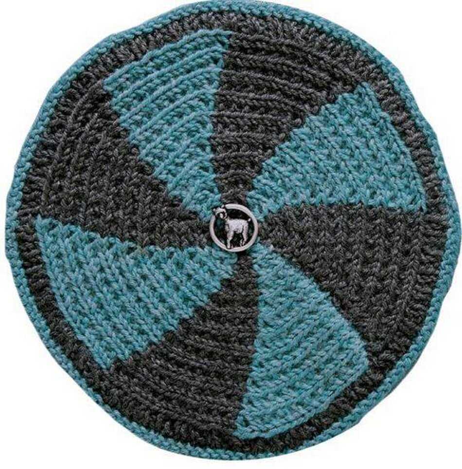 Knit circle pattern