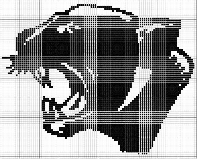 Black panther knitting pattern