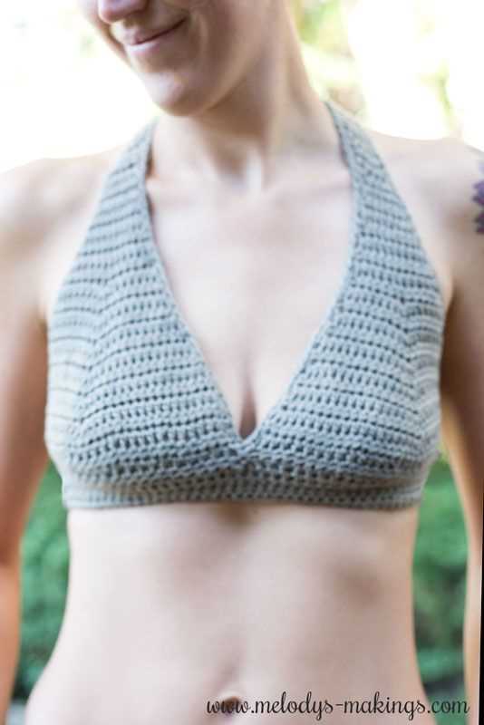 Free knit bralette pattern
