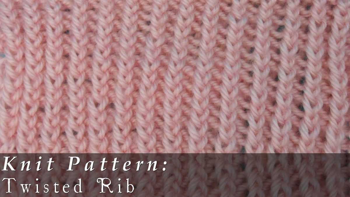 1x1 rib knit pattern
