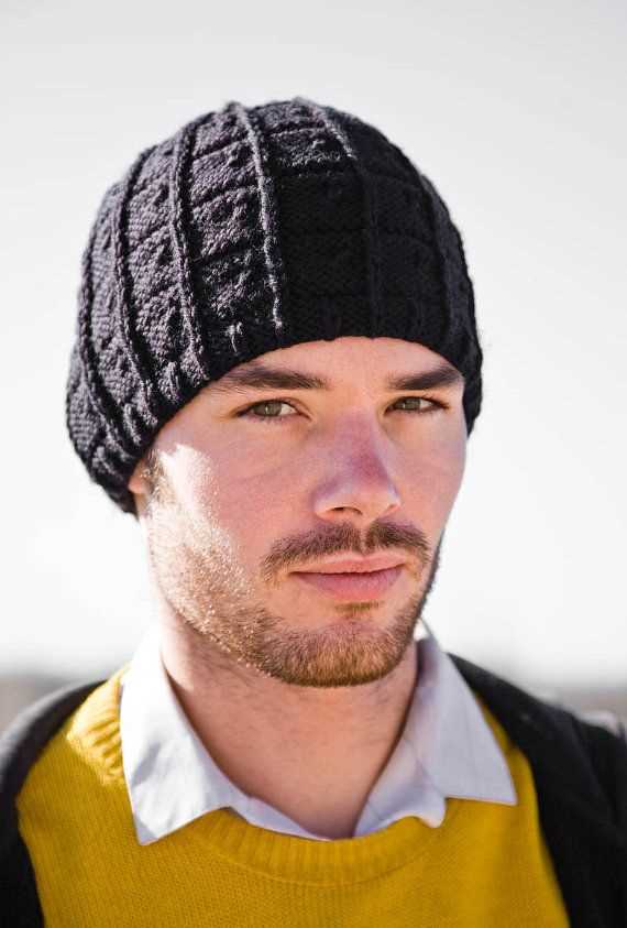 Knitted hat patterns for men
