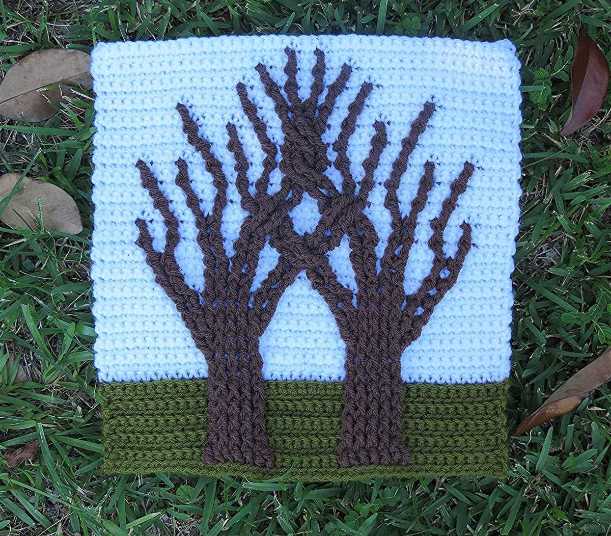 Blueberry vineyard knitting pattern