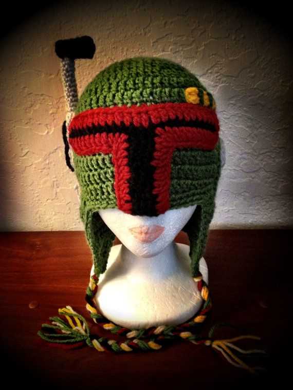 Boba fett knit hat pattern
