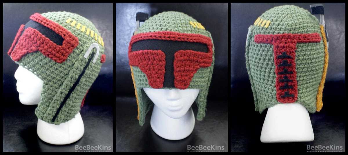 Boba fett knit hat pattern