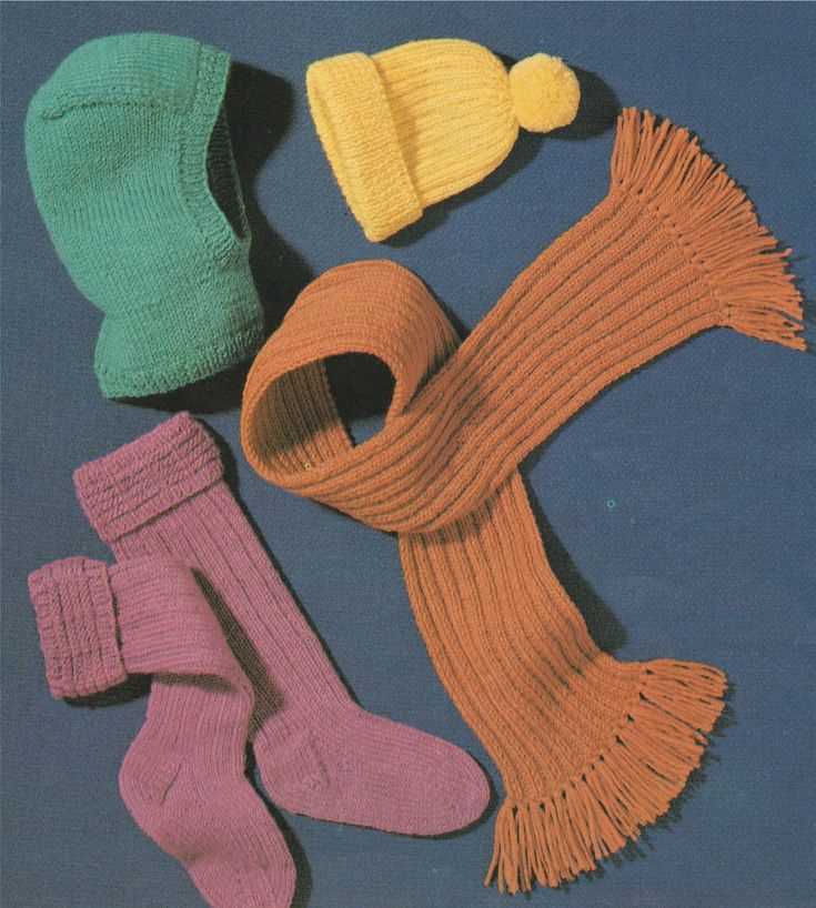 Bobble knit scarf pattern