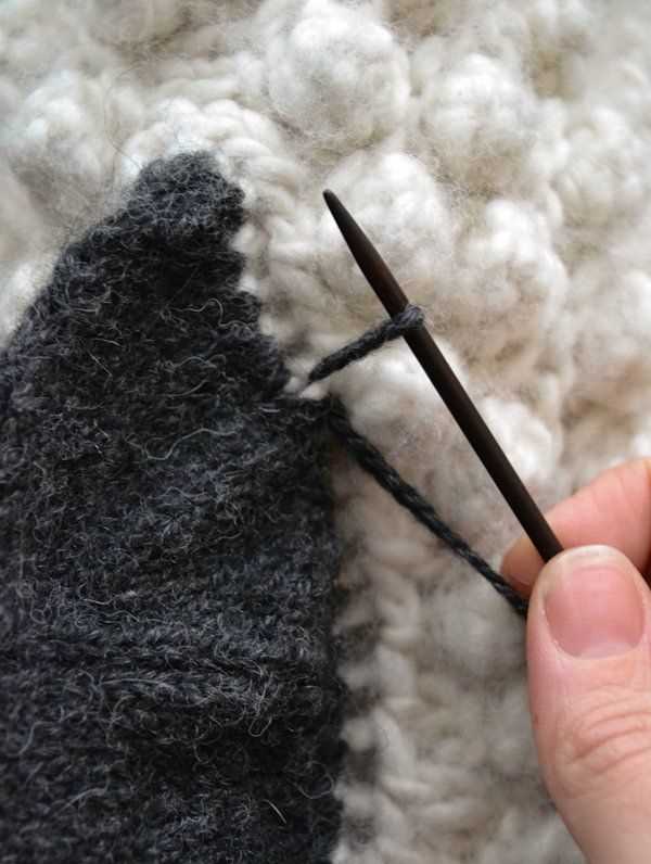 Bobble sheep knitting pattern