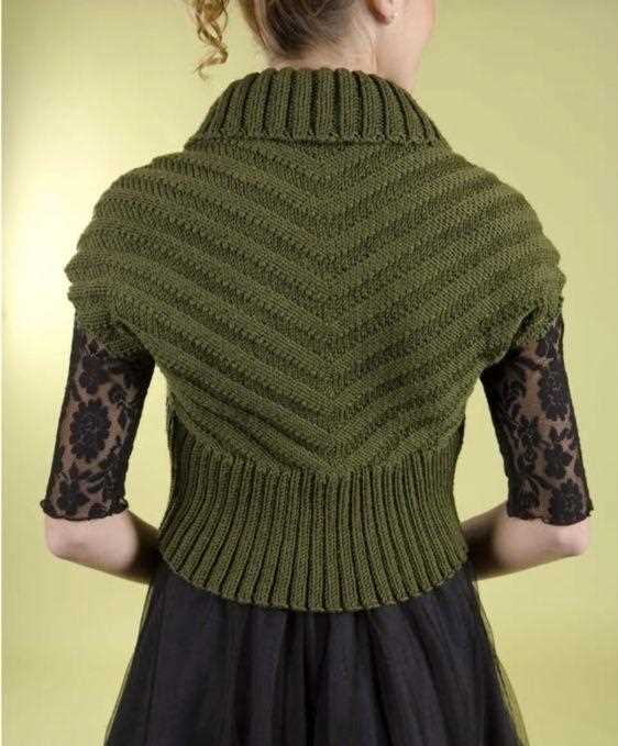 Bolero sweater knitting pattern