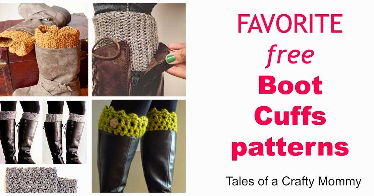 Boot cuffs knitting pattern free