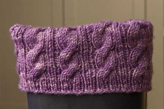 Boot liner knitting pattern