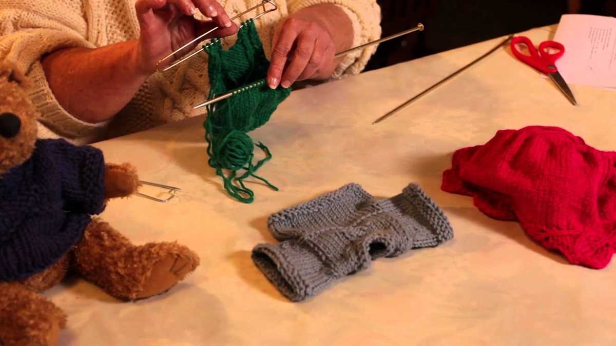 Bottom up knit sweater pattern