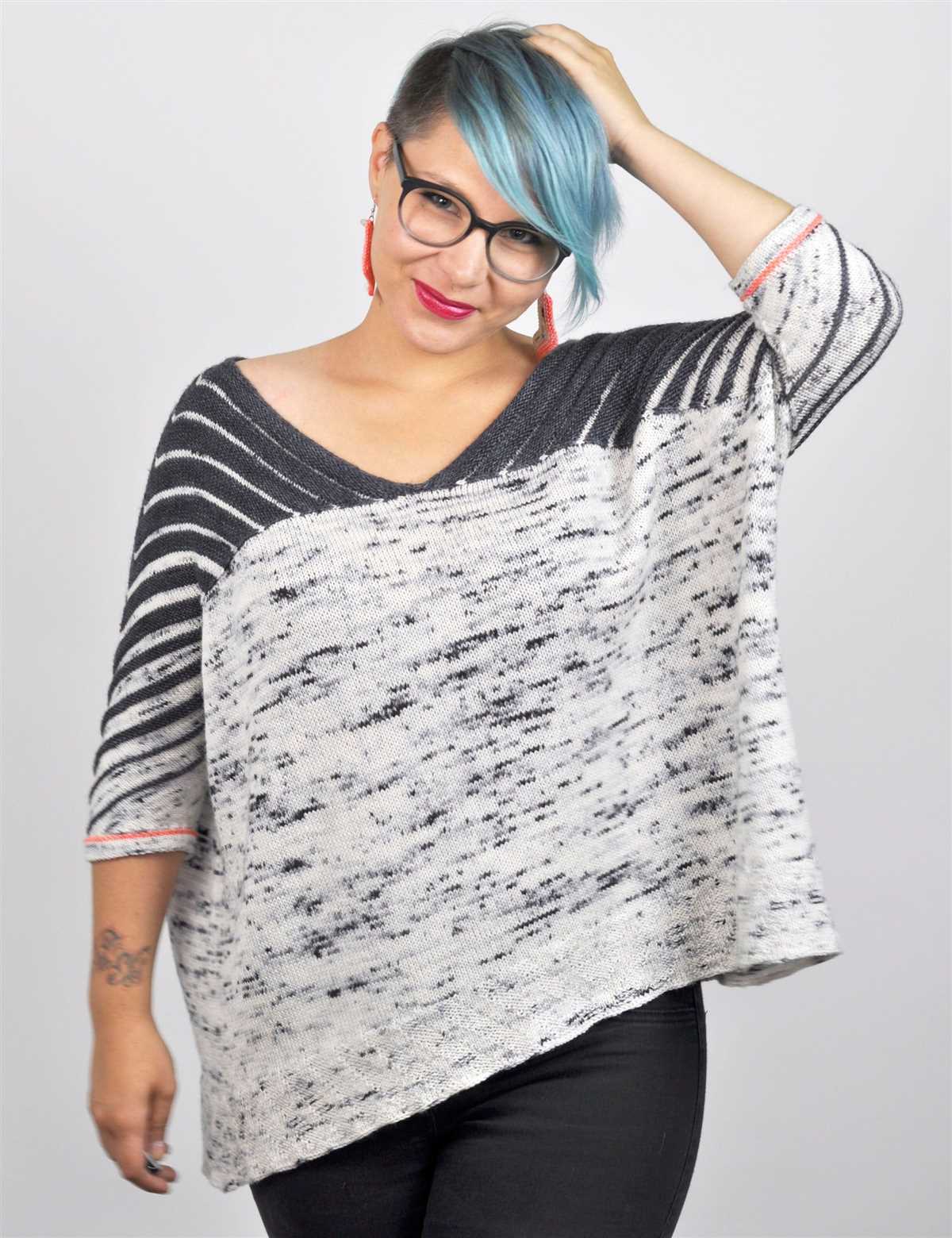 Boxy top knitting pattern