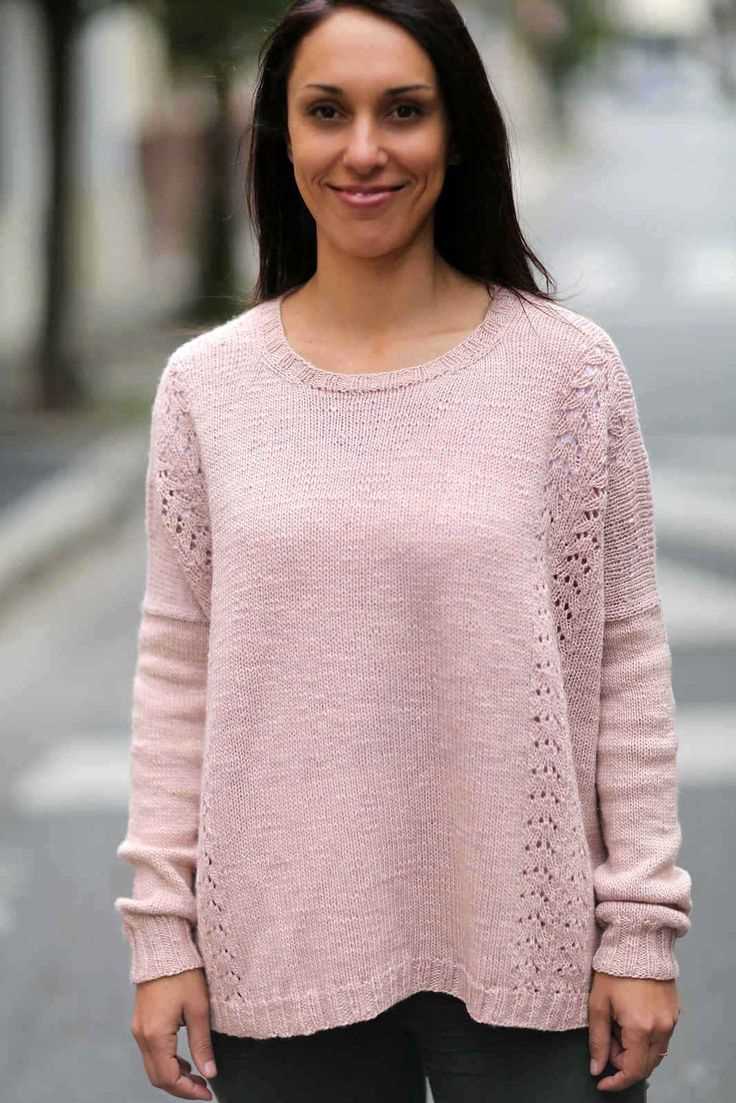 Boxy knit sweater pattern