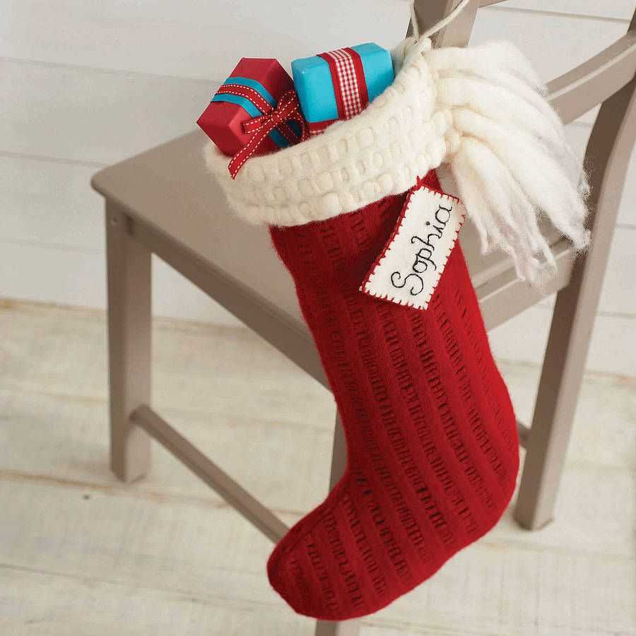Knitting patterns for christmas stockings uk