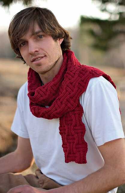 Mens scarf knitting patterns