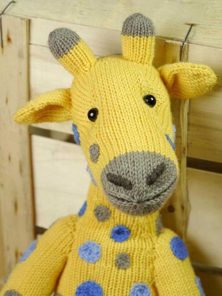 Free knit giraffe hat pattern