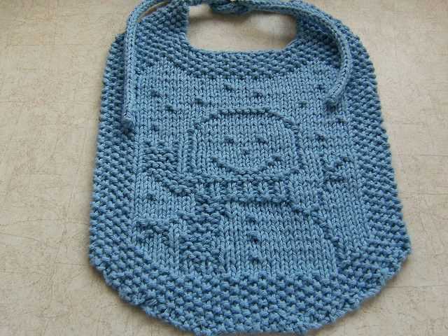Knitted bib pattern free