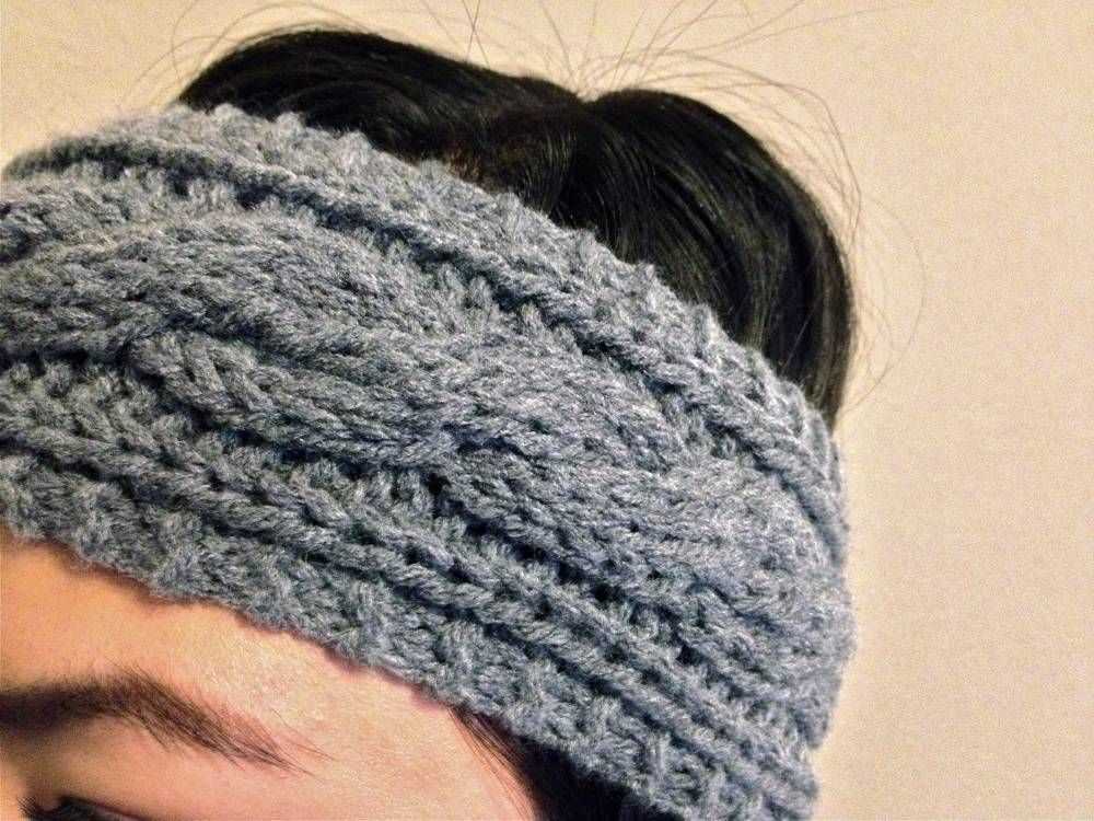 Cable knit headband free pattern