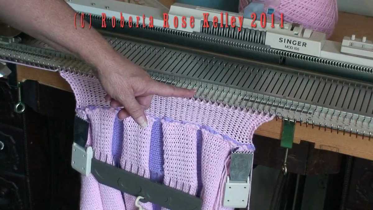 Bulky knitting machine patterns