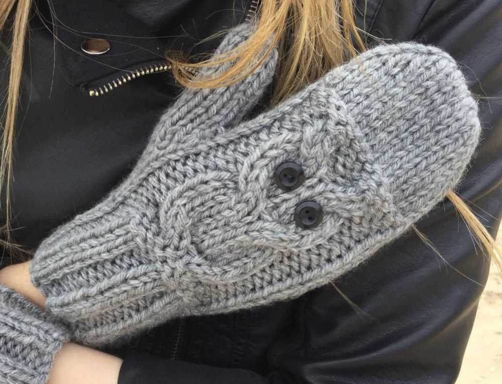 Bulky fingerless gloves knitting pattern