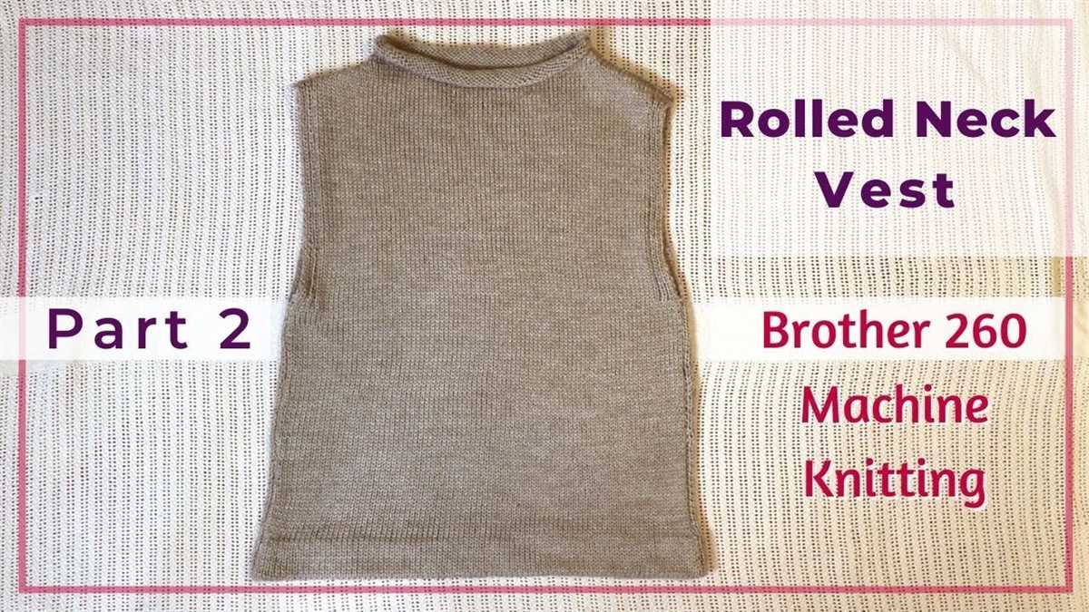 Bulky vest knitting pattern