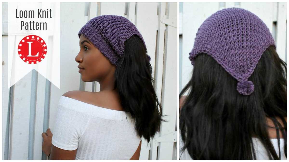 Bun hat knitting pattern
