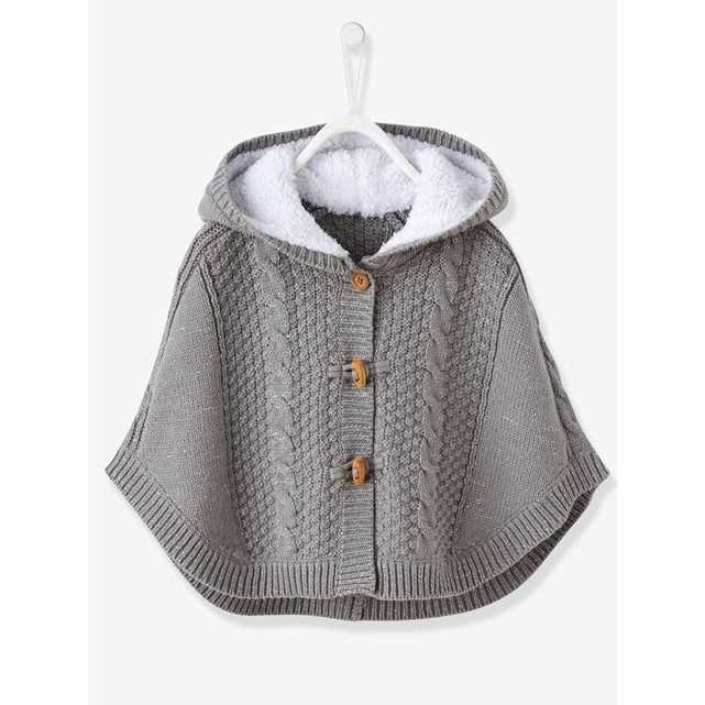 Button poncho knitting pattern