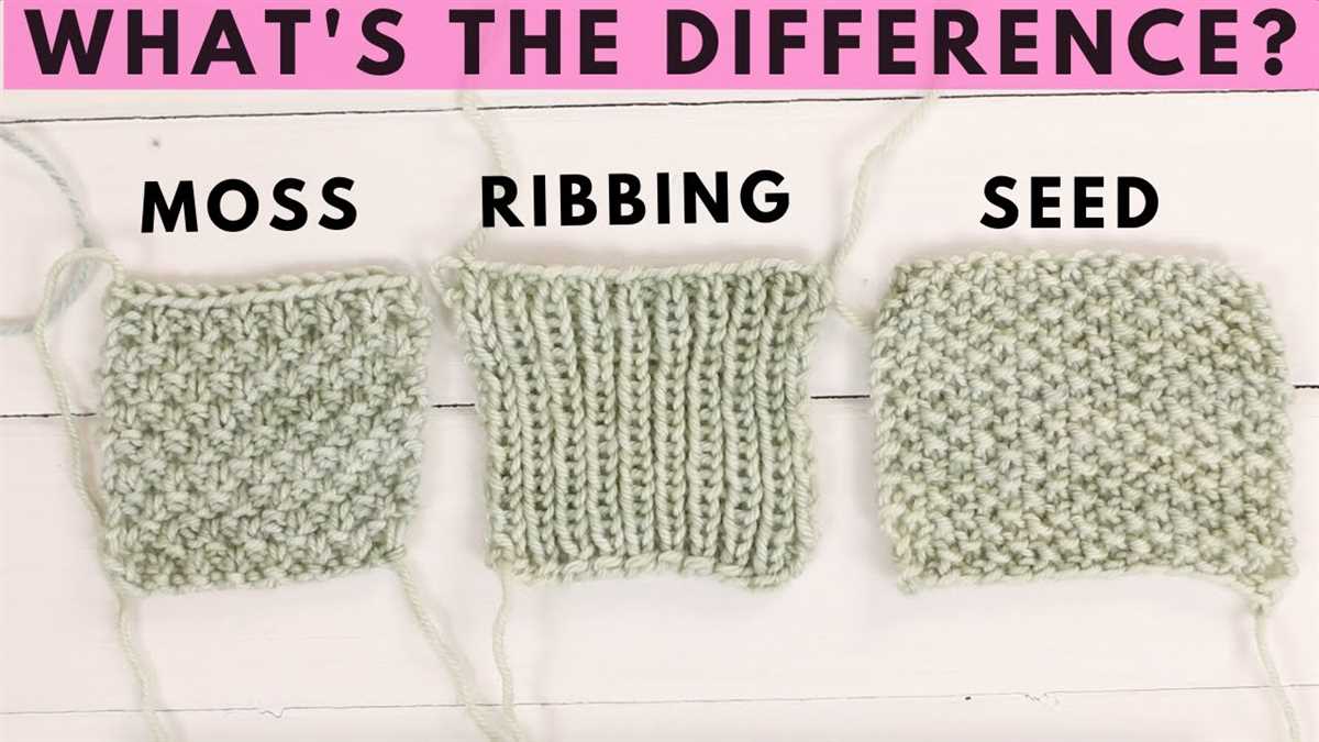 Moss stitch knit scarf pattern