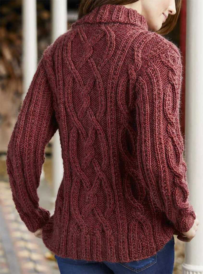 Cable knit jumper pattern
