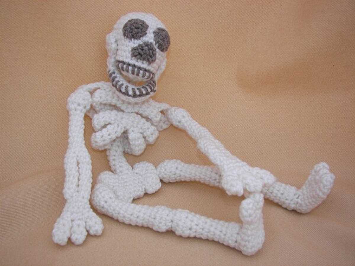 The Art of Creating Knitted Skeleton Patterns - Unleashing Creativity with Yarn and Needles Knitted skeleton pattern
