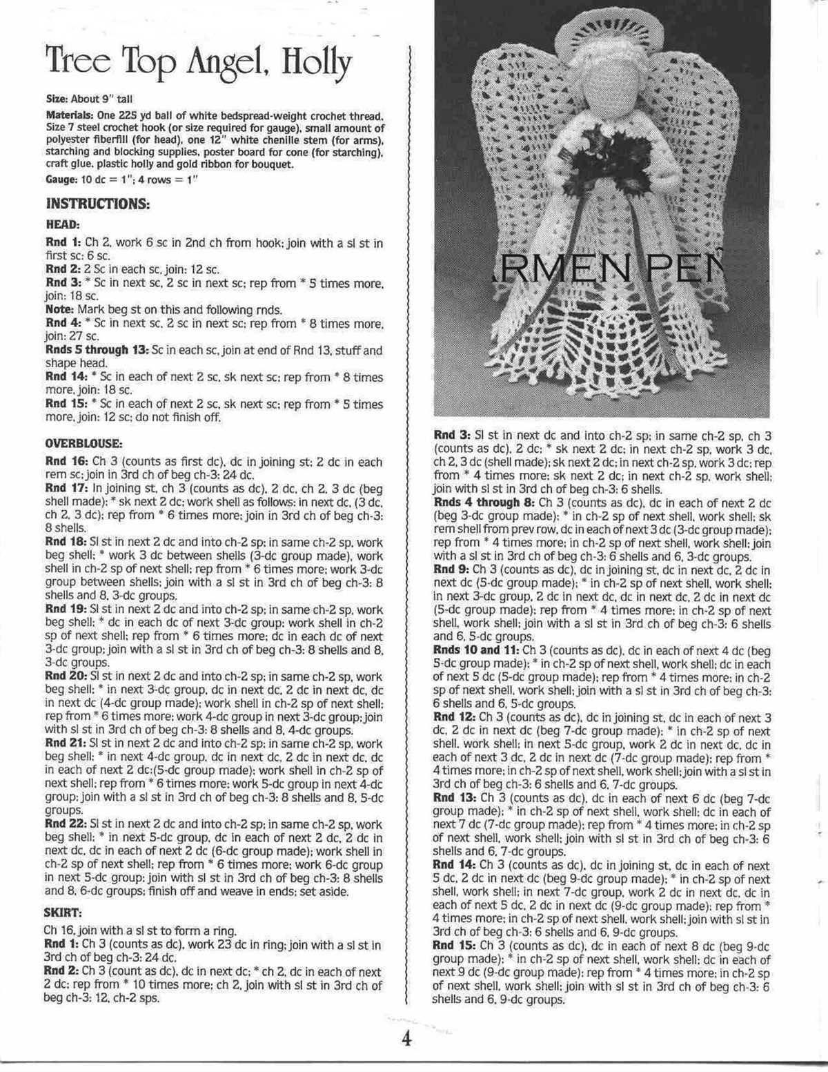 Angies angels knitting patterns
