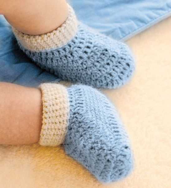 Free knitting pattern for childrens slippers