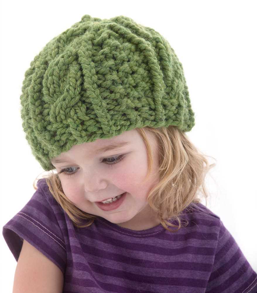 Cable knit hat pattern bulky yarn