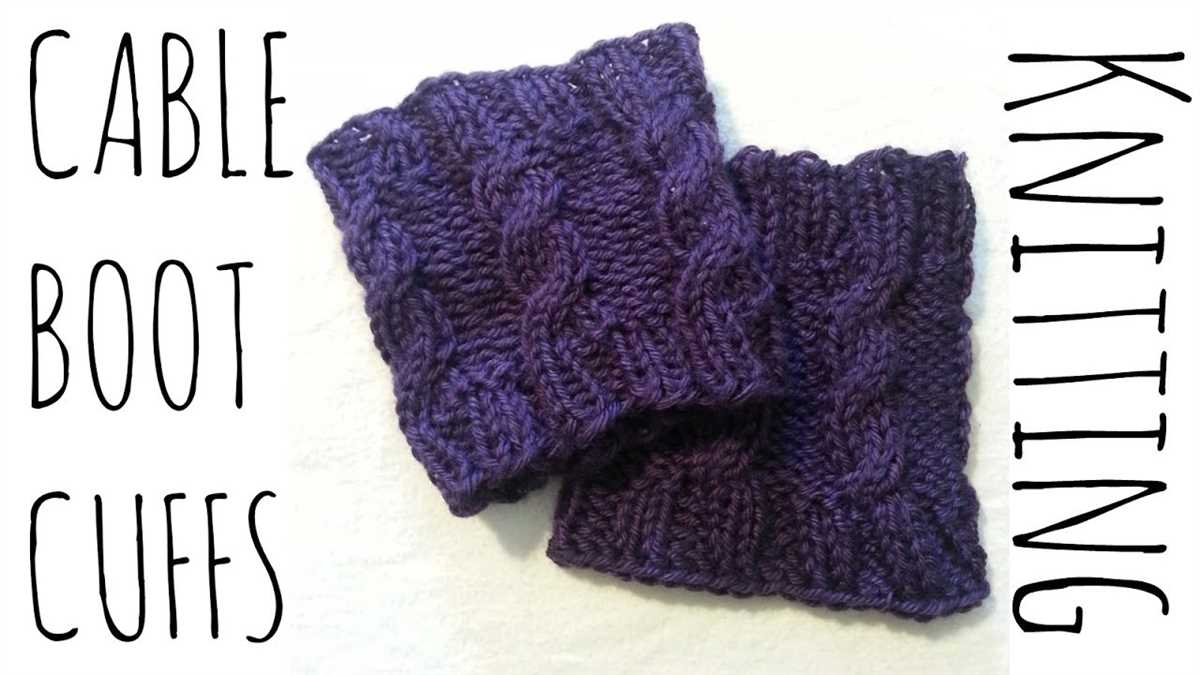 Cable ear warmer knitting pattern