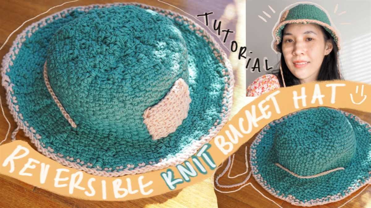 Cable knit bucket hat pattern