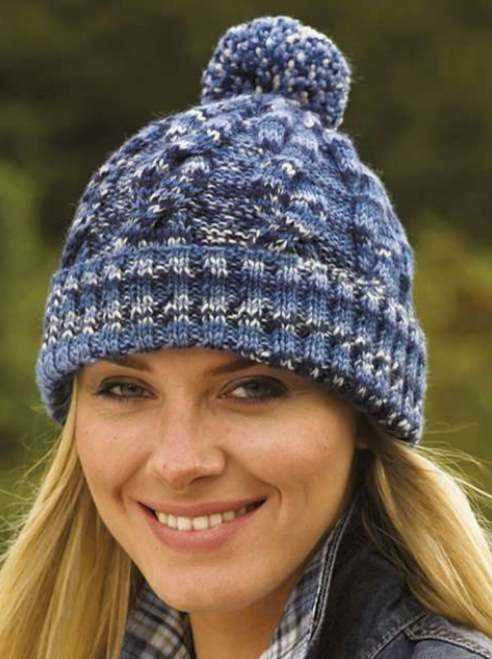 Cable knit hat pattern bulky yarn