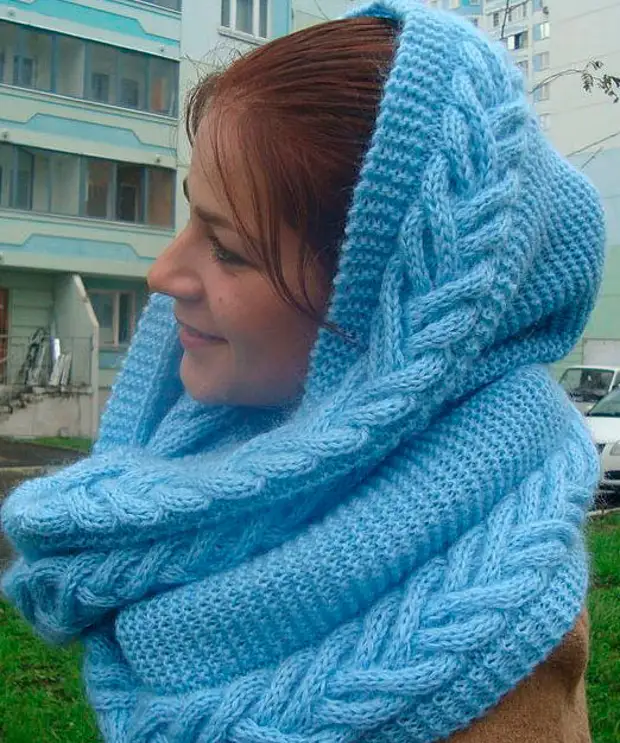 Cable knit snood pattern free