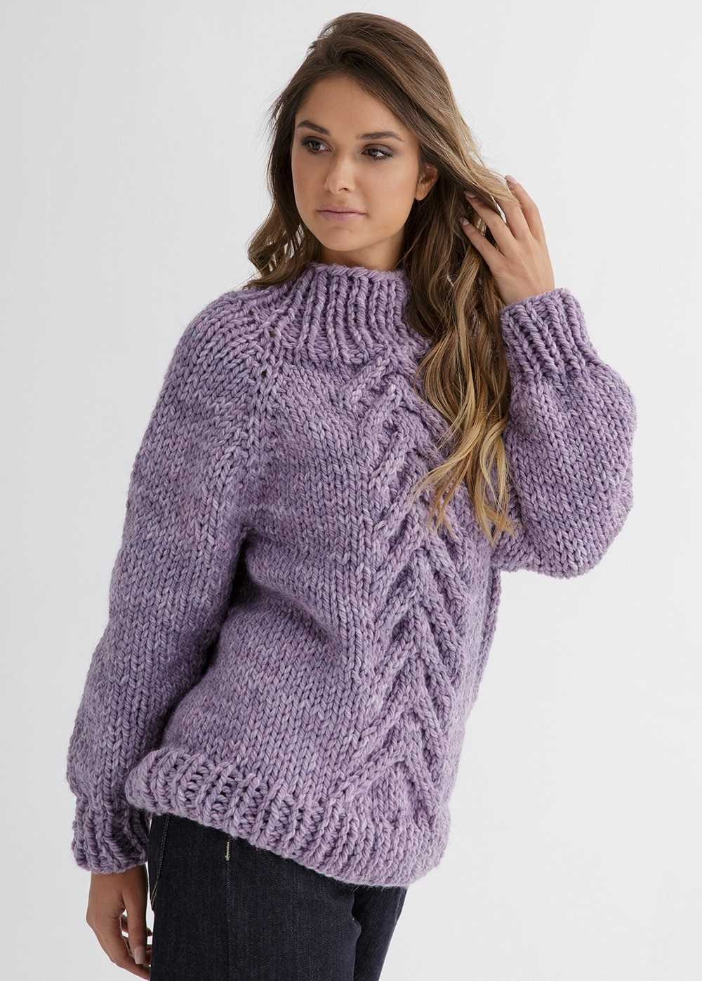 Knitted Turtleneck Sweater Structure