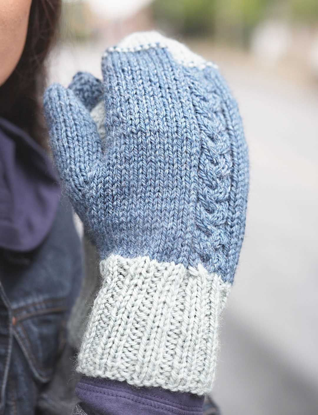 Cable mittens knitting pattern free