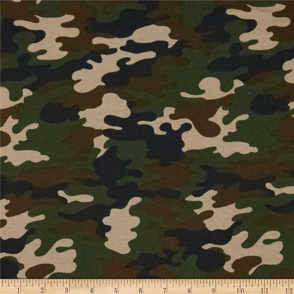 Camouflage knitting pattern